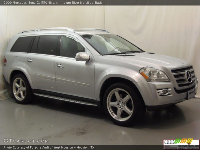Iridium Silver Metallic / Black 2009 Mercedes-Benz GL 550 4Matic