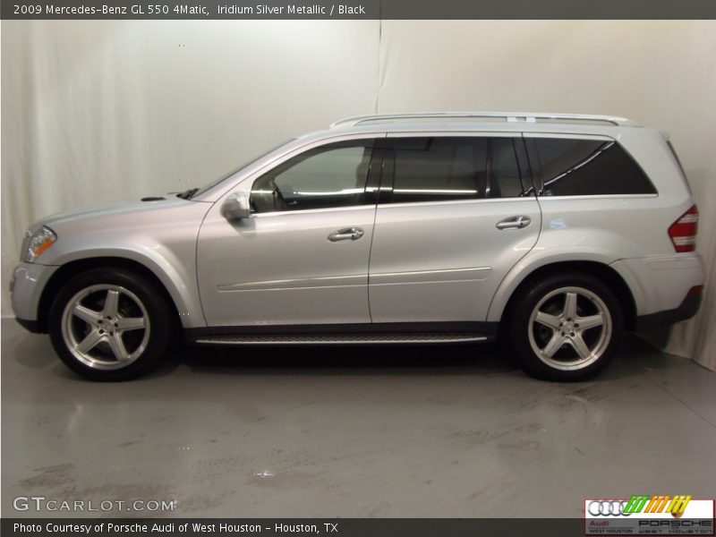 Iridium Silver Metallic / Black 2009 Mercedes-Benz GL 550 4Matic