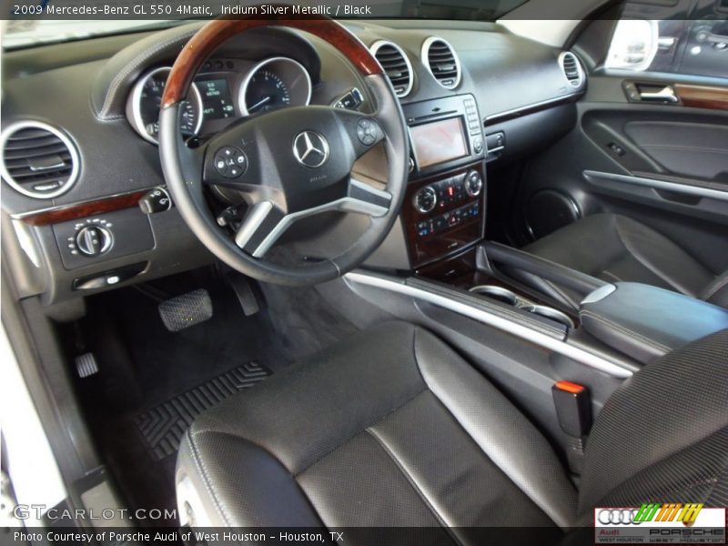 Iridium Silver Metallic / Black 2009 Mercedes-Benz GL 550 4Matic