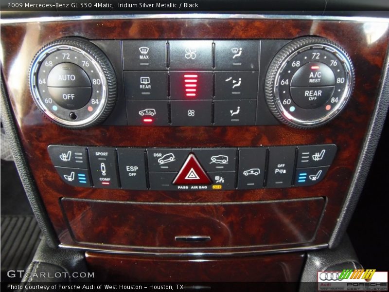 Iridium Silver Metallic / Black 2009 Mercedes-Benz GL 550 4Matic