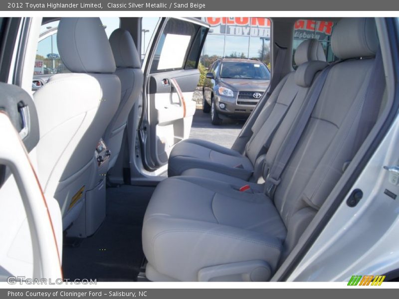Classic Silver Metallic / Sand Beige 2012 Toyota Highlander Limited