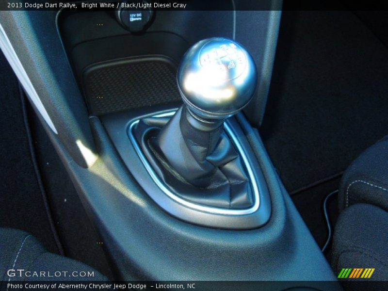 Bright White / Black/Light Diesel Gray 2013 Dodge Dart Rallye