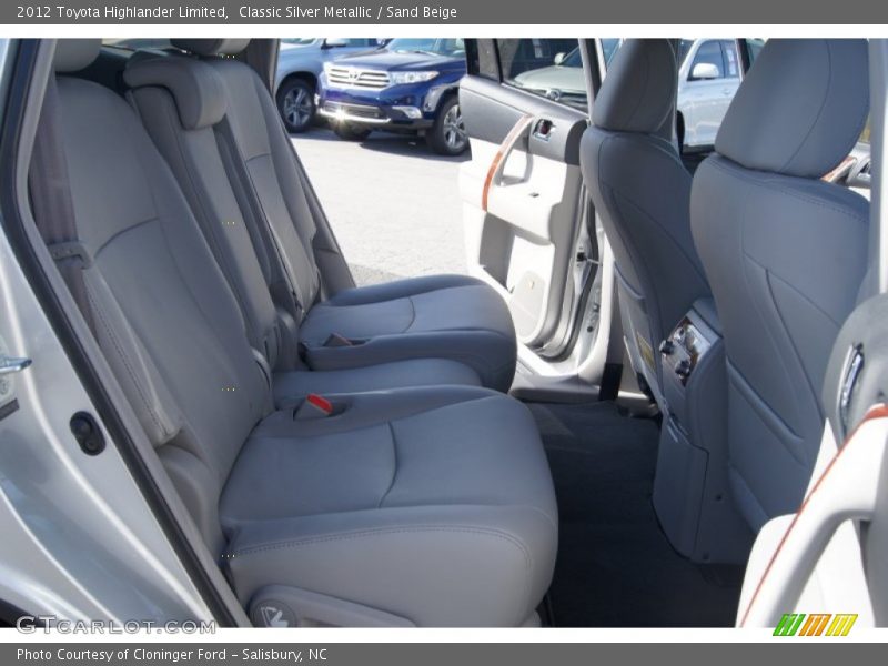 Classic Silver Metallic / Sand Beige 2012 Toyota Highlander Limited