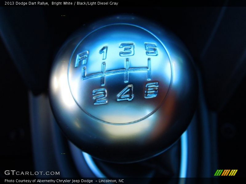 Bright White / Black/Light Diesel Gray 2013 Dodge Dart Rallye