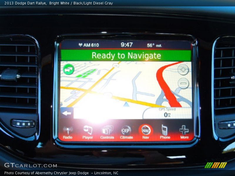 Bright White / Black/Light Diesel Gray 2013 Dodge Dart Rallye