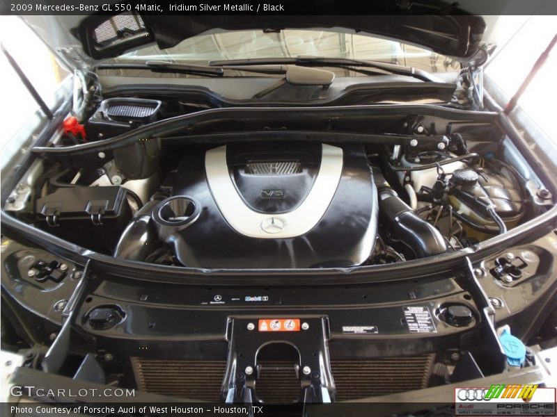 Iridium Silver Metallic / Black 2009 Mercedes-Benz GL 550 4Matic