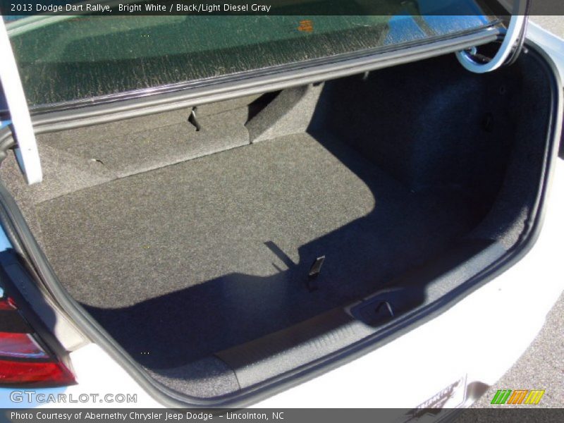 Bright White / Black/Light Diesel Gray 2013 Dodge Dart Rallye