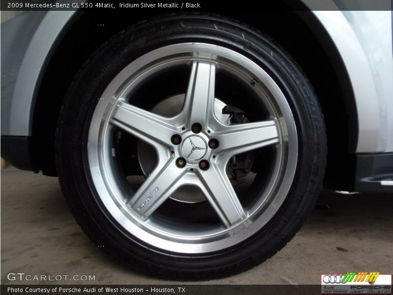 Iridium Silver Metallic / Black 2009 Mercedes-Benz GL 550 4Matic
