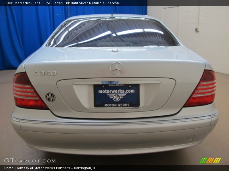 Brilliant Silver Metallic / Charcoal 2006 Mercedes-Benz S 350 Sedan