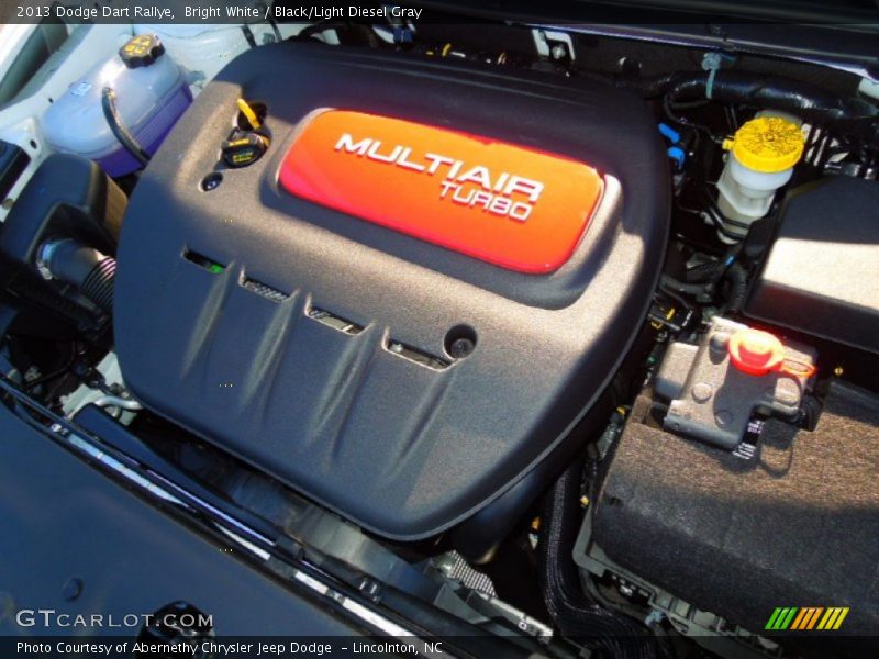 Bright White / Black/Light Diesel Gray 2013 Dodge Dart Rallye