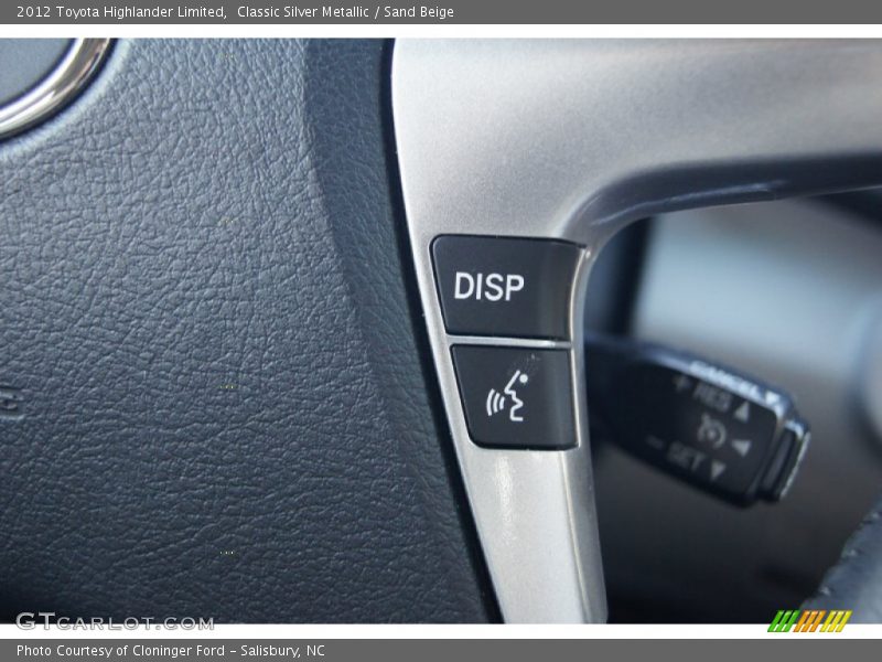 Classic Silver Metallic / Sand Beige 2012 Toyota Highlander Limited