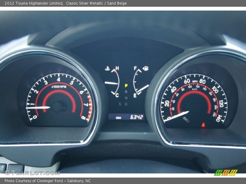 Classic Silver Metallic / Sand Beige 2012 Toyota Highlander Limited