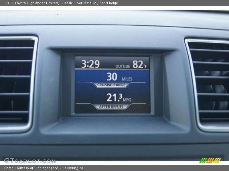 Classic Silver Metallic / Sand Beige 2012 Toyota Highlander Limited