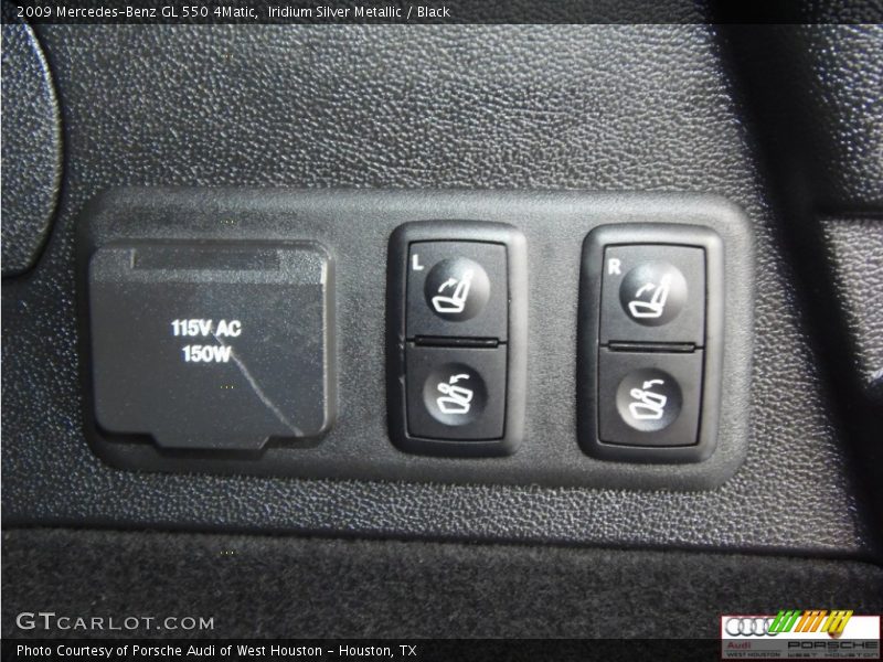 Iridium Silver Metallic / Black 2009 Mercedes-Benz GL 550 4Matic