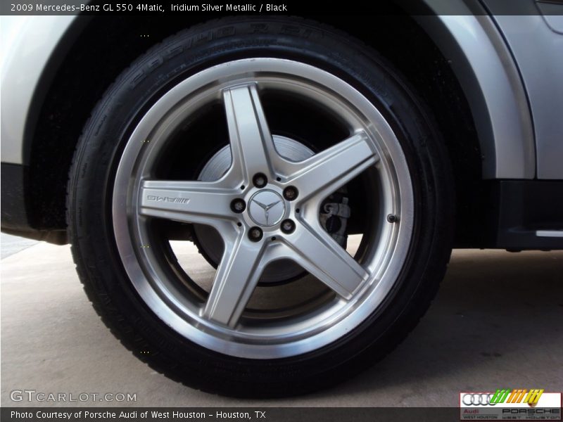 Iridium Silver Metallic / Black 2009 Mercedes-Benz GL 550 4Matic