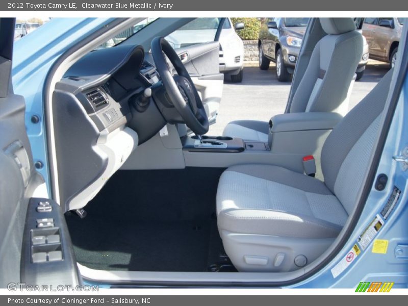 Clearwater Blue Metallic / Ivory 2012 Toyota Camry LE