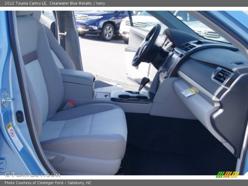 Clearwater Blue Metallic / Ivory 2012 Toyota Camry LE