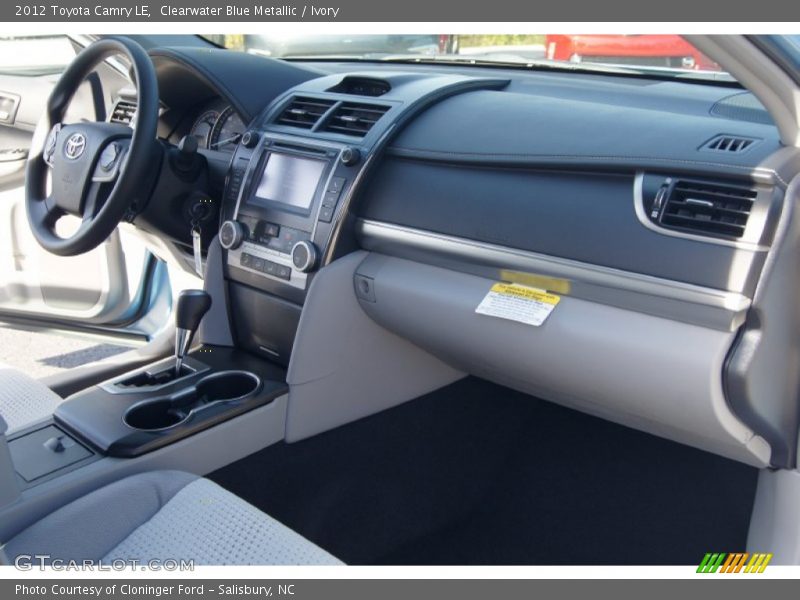 Clearwater Blue Metallic / Ivory 2012 Toyota Camry LE