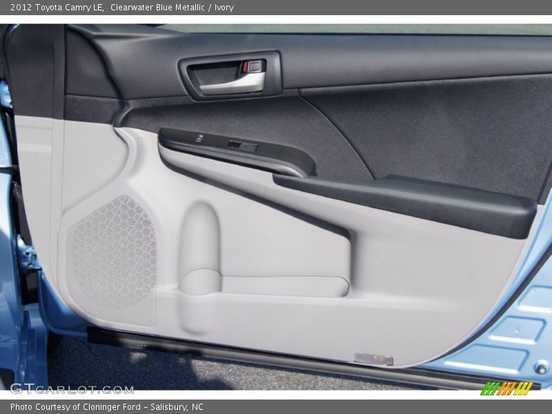 Clearwater Blue Metallic / Ivory 2012 Toyota Camry LE