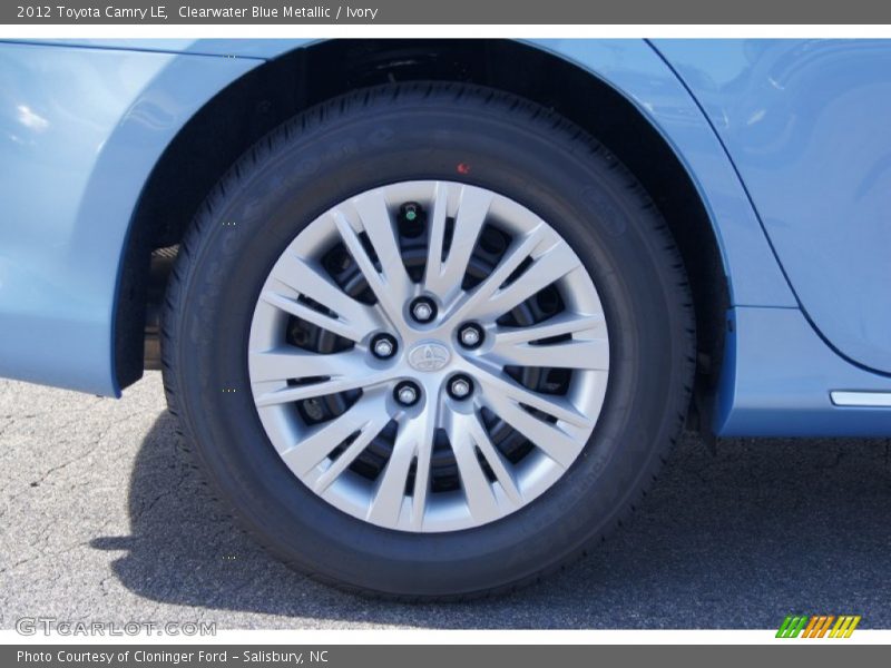 Clearwater Blue Metallic / Ivory 2012 Toyota Camry LE