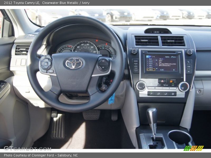 Clearwater Blue Metallic / Ivory 2012 Toyota Camry LE