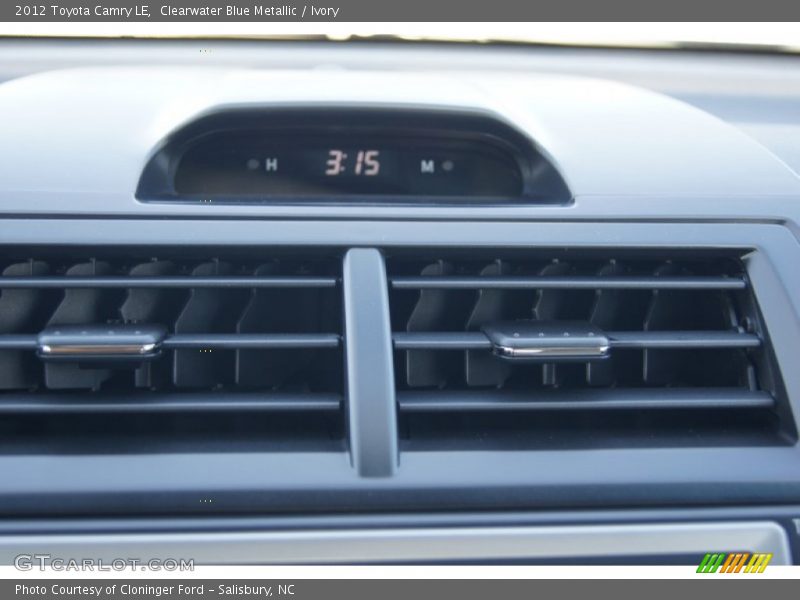 Clearwater Blue Metallic / Ivory 2012 Toyota Camry LE