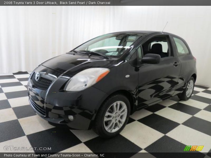 Front 3/4 View of 2008 Yaris 3 Door Liftback