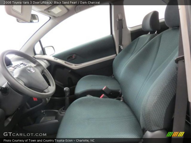 Front Seat of 2008 Yaris 3 Door Liftback