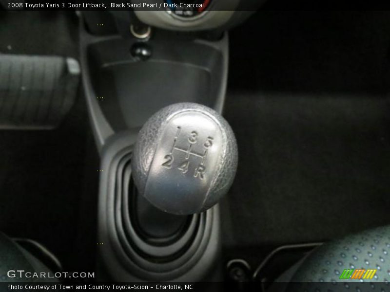 Black Sand Pearl / Dark Charcoal 2008 Toyota Yaris 3 Door Liftback