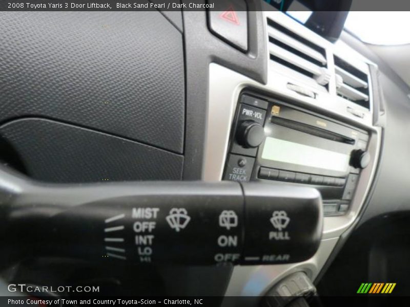 Black Sand Pearl / Dark Charcoal 2008 Toyota Yaris 3 Door Liftback