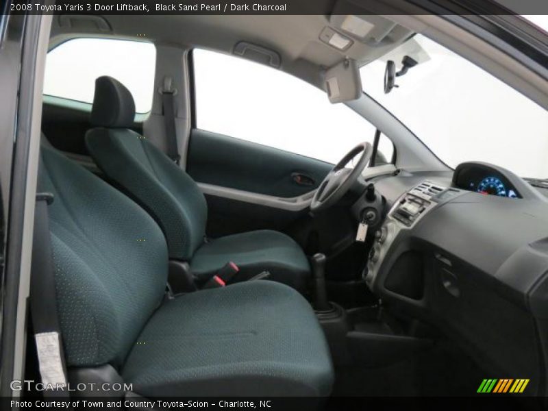 Black Sand Pearl / Dark Charcoal 2008 Toyota Yaris 3 Door Liftback