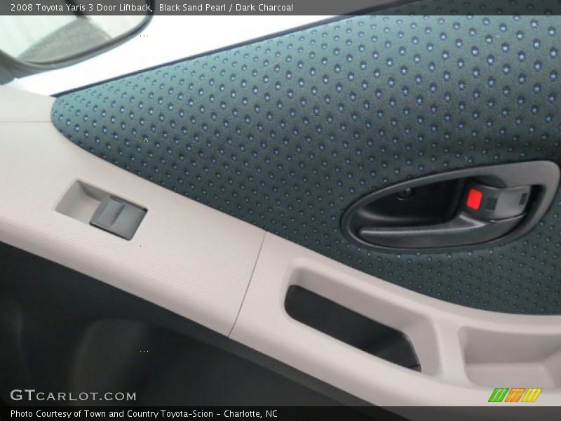 Black Sand Pearl / Dark Charcoal 2008 Toyota Yaris 3 Door Liftback