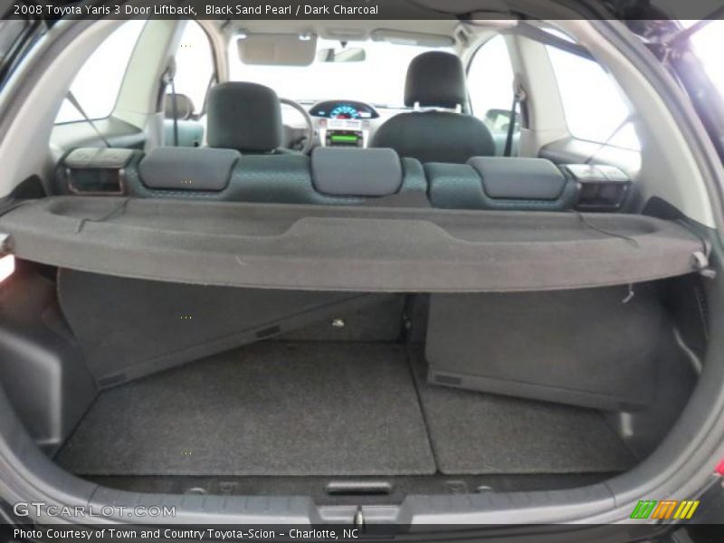 Black Sand Pearl / Dark Charcoal 2008 Toyota Yaris 3 Door Liftback
