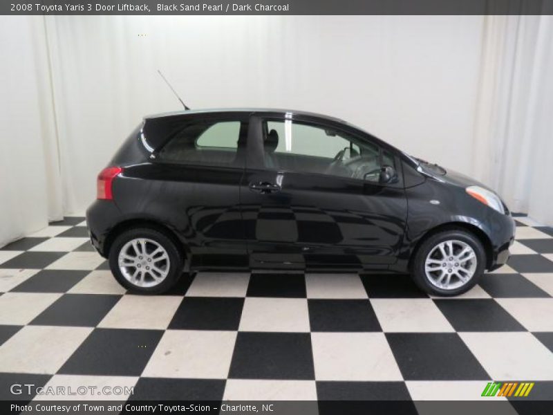 Black Sand Pearl / Dark Charcoal 2008 Toyota Yaris 3 Door Liftback