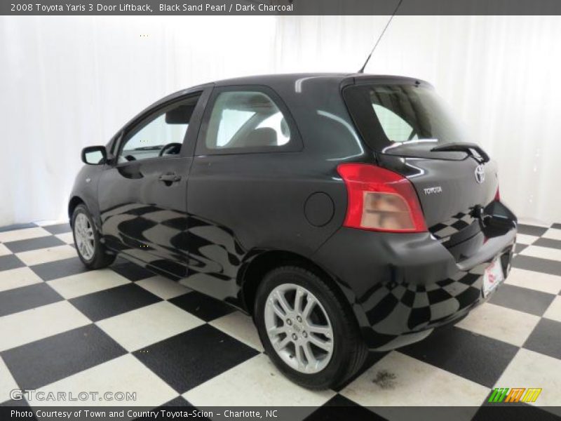 Black Sand Pearl / Dark Charcoal 2008 Toyota Yaris 3 Door Liftback