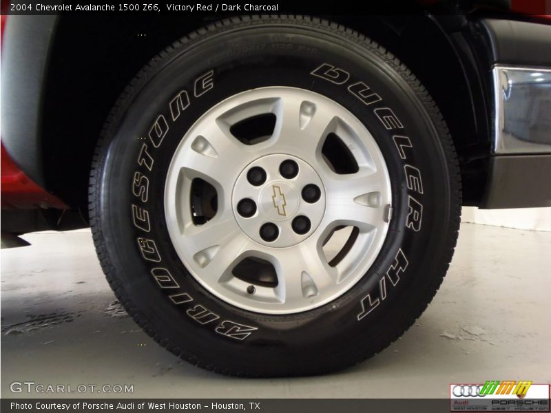 Victory Red / Dark Charcoal 2004 Chevrolet Avalanche 1500 Z66