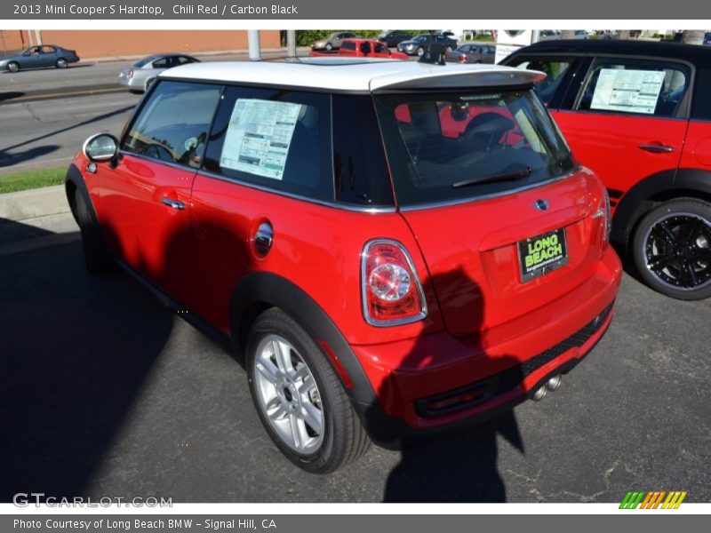Chili Red / Carbon Black 2013 Mini Cooper S Hardtop