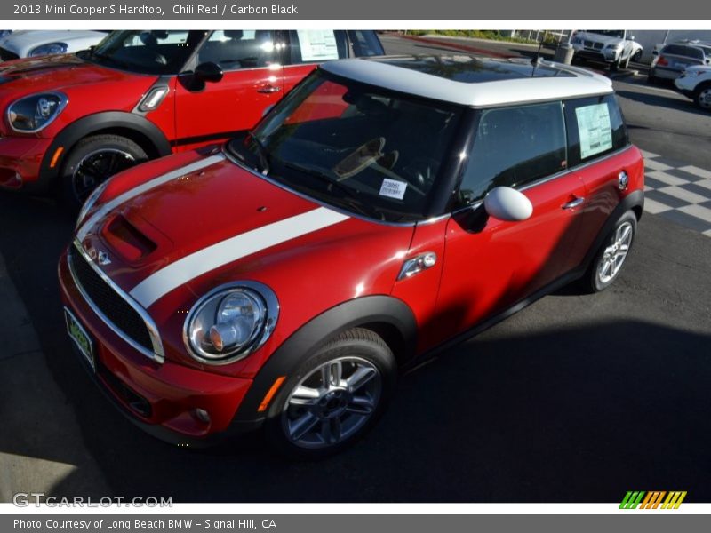 Chili Red / Carbon Black 2013 Mini Cooper S Hardtop