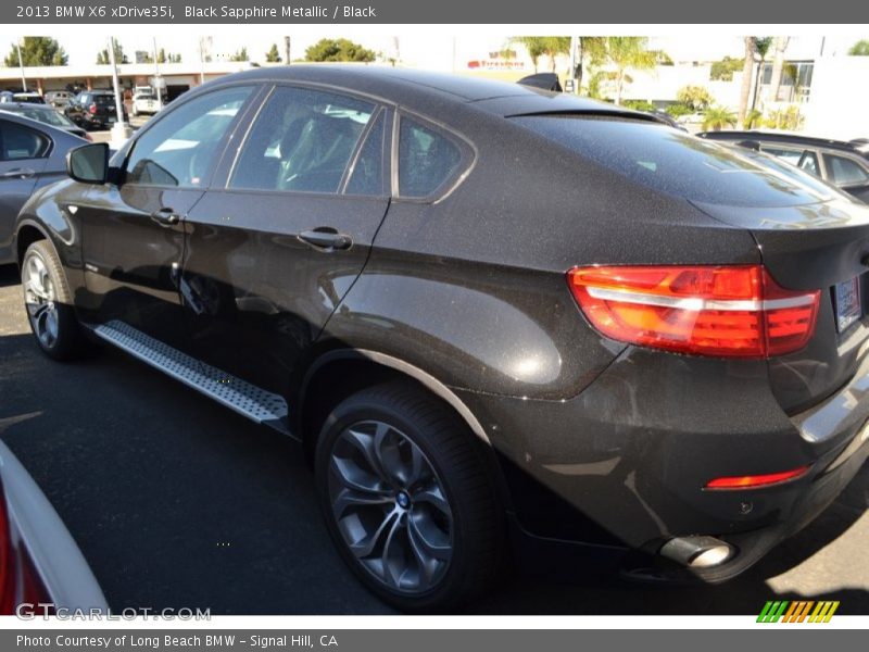 Black Sapphire Metallic / Black 2013 BMW X6 xDrive35i
