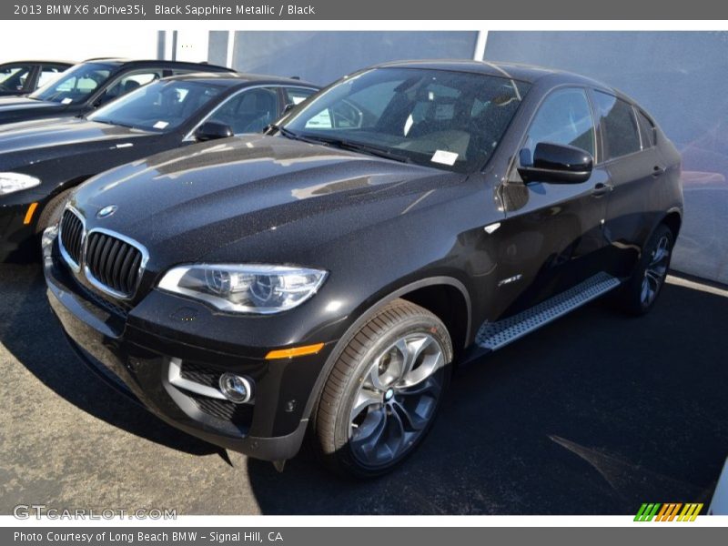 Black Sapphire Metallic / Black 2013 BMW X6 xDrive35i