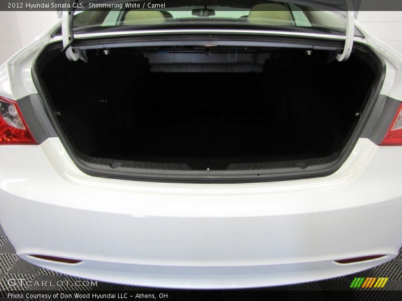 Shimmering White / Camel 2012 Hyundai Sonata GLS