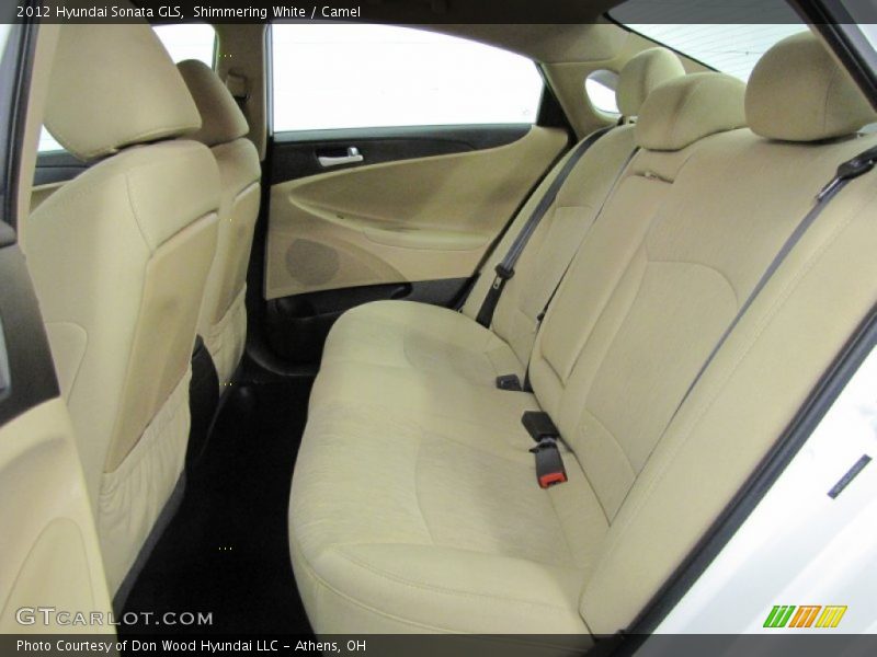 Shimmering White / Camel 2012 Hyundai Sonata GLS