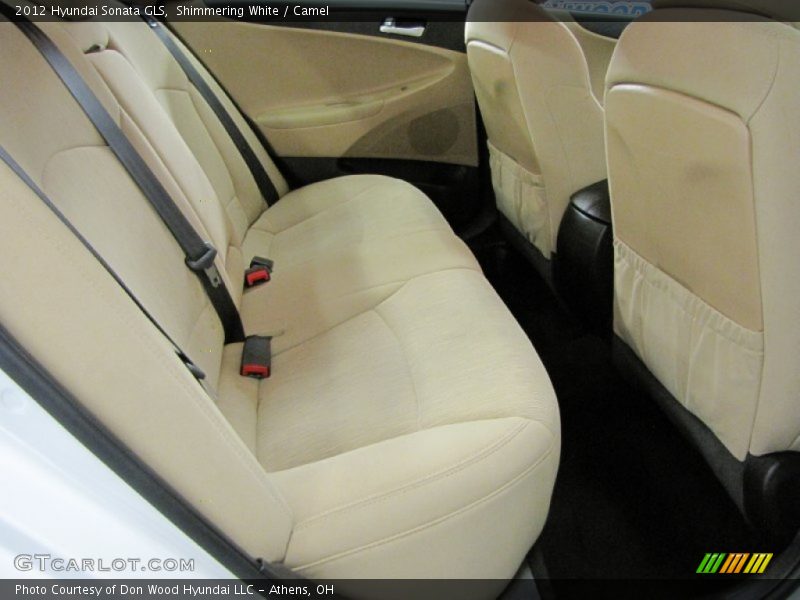 Shimmering White / Camel 2012 Hyundai Sonata GLS