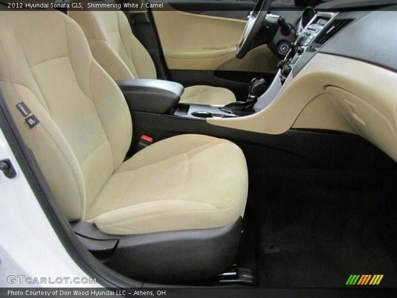Shimmering White / Camel 2012 Hyundai Sonata GLS
