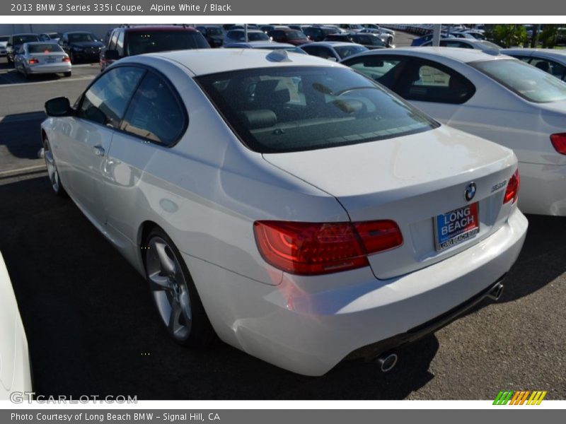Alpine White / Black 2013 BMW 3 Series 335i Coupe