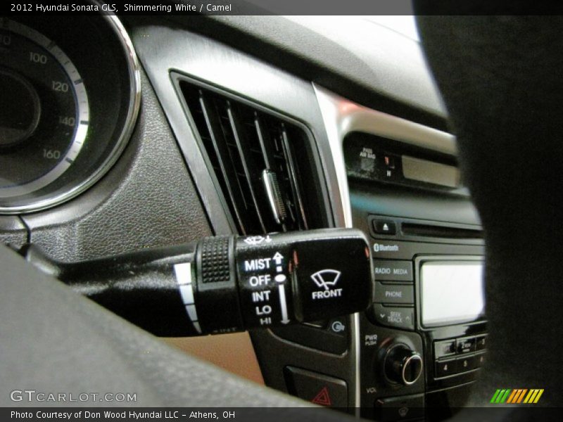 Shimmering White / Camel 2012 Hyundai Sonata GLS