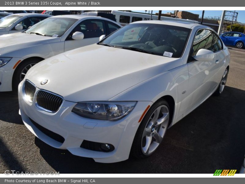 Alpine White / Black 2013 BMW 3 Series 335i Coupe