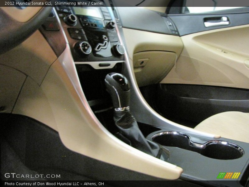 Shimmering White / Camel 2012 Hyundai Sonata GLS