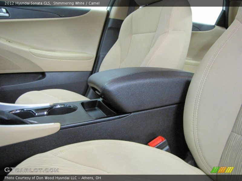Shimmering White / Camel 2012 Hyundai Sonata GLS