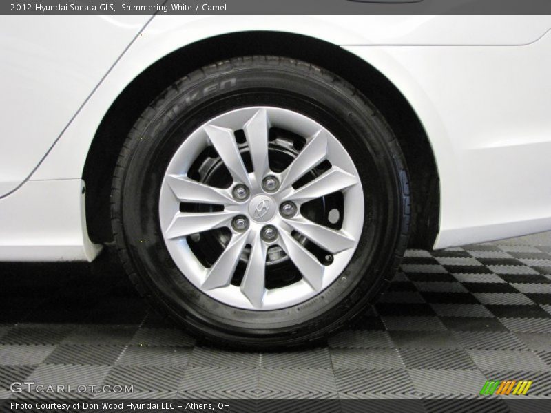 Shimmering White / Camel 2012 Hyundai Sonata GLS